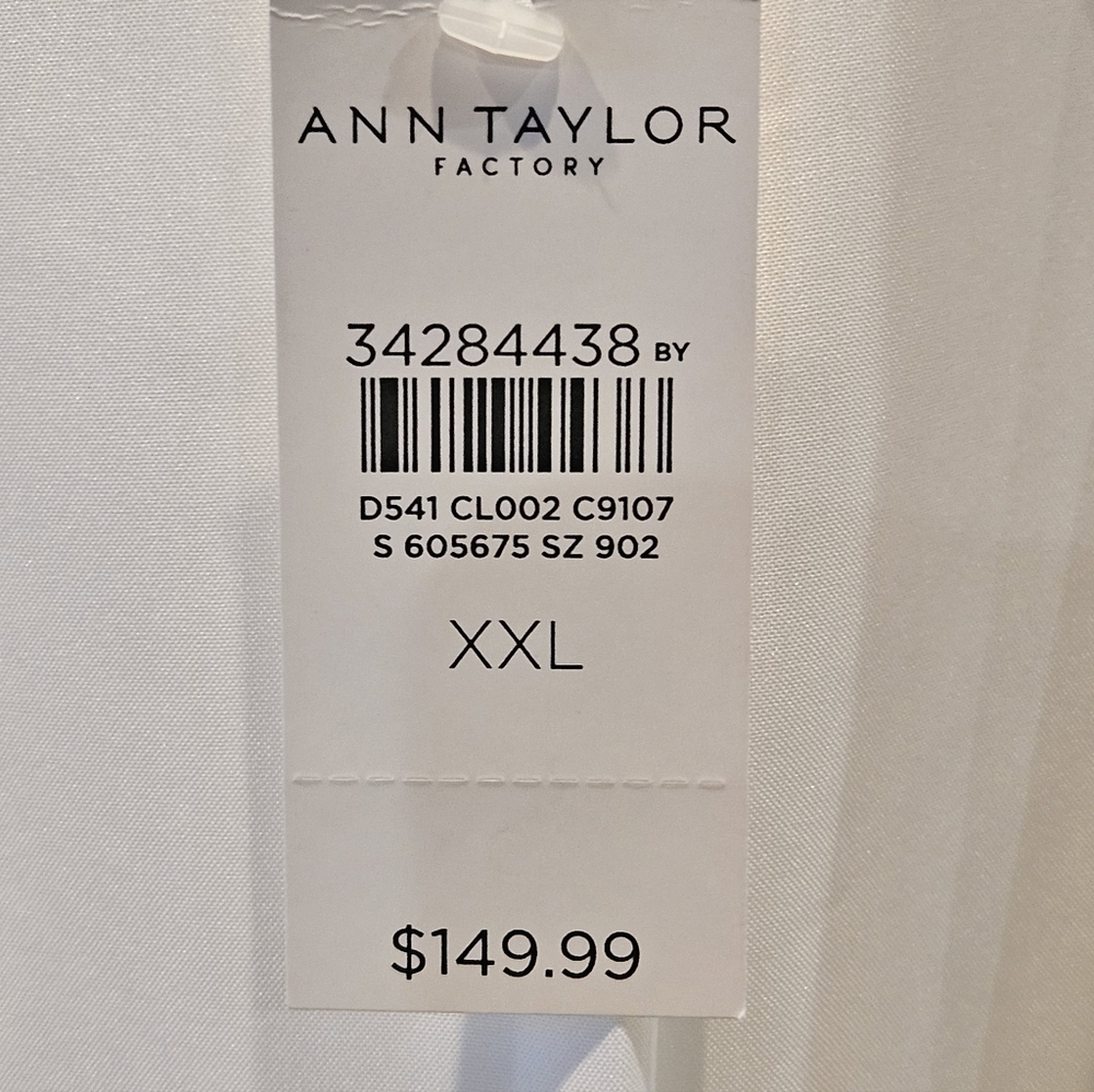 Ann Taylor-NEW with tags, White Woman's Blazer size XXL - Picture 6 of 14